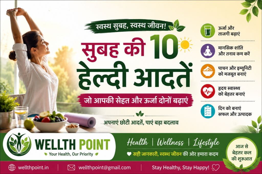 सुबह की 10 हेल्दी आदतें | स्वस्थ जीवन की शुरुआत 1000120351